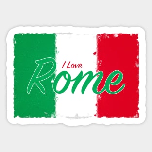 I Love Rome Sticker